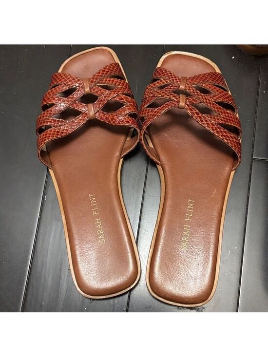 Sarah Flint Shoes - Sarah Flint Women's Red-Brown Sandals